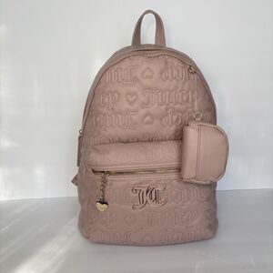 NEW JUICY COUTURE Pink League Backpack Dusty Blush 11JCCPHJC-LJB W/Tags $99 MSRP